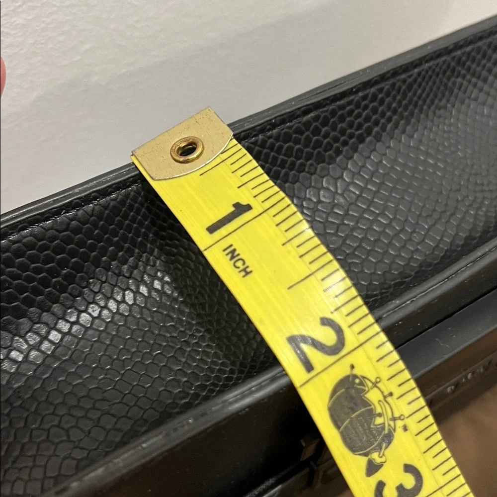 Nicole Miller NY Black Mini Clutch W/ Shoulder Strap NWT - Picture 14 of 14